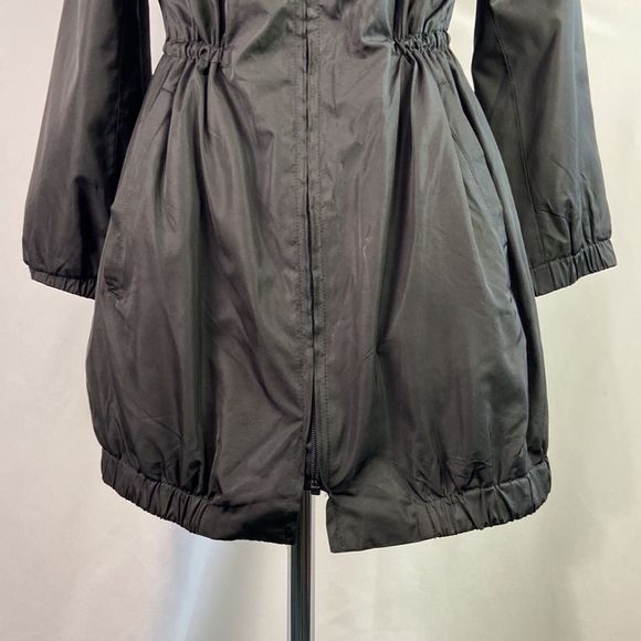 Elie Tahari black nylon zip 3/4 jacket - Picture 7 of 16